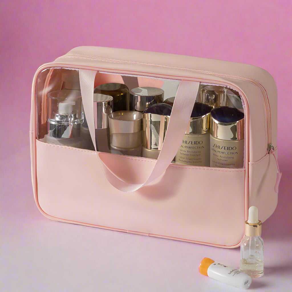 NEW Glow On-the-Go Trio | Pink Travel Vanity Bags