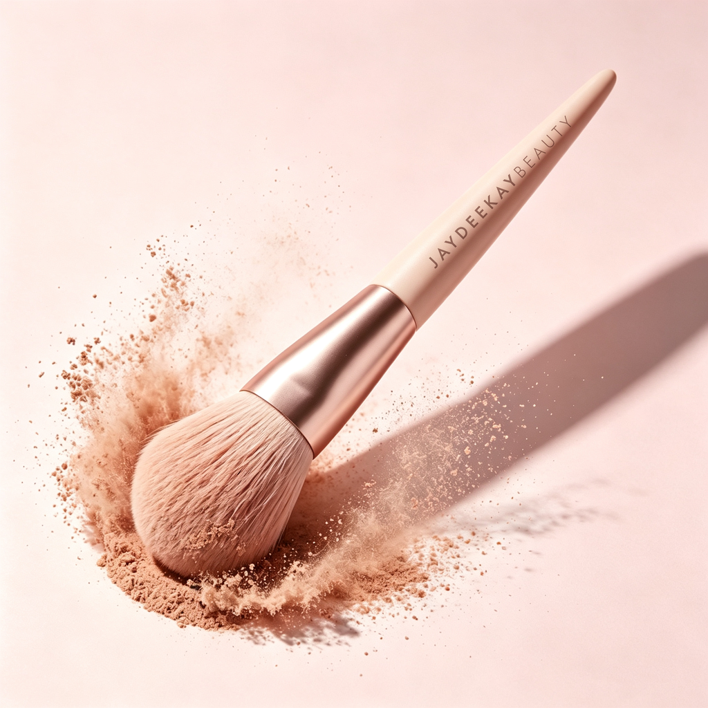 Blush Pink Brush Set with Pink Storage Bag