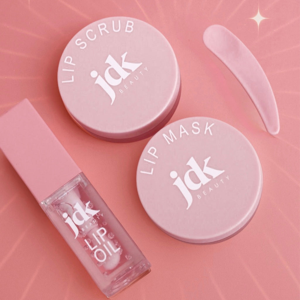 Lip Care Kit – Scrub, Mask & Lip Oil Trio