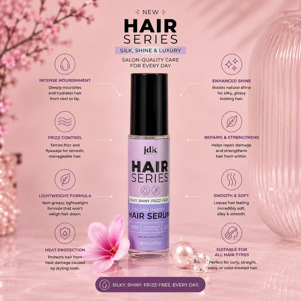 NEW Hair Series Duo Glow Silk Hair Mask + Glow & Smooth Hair Serum